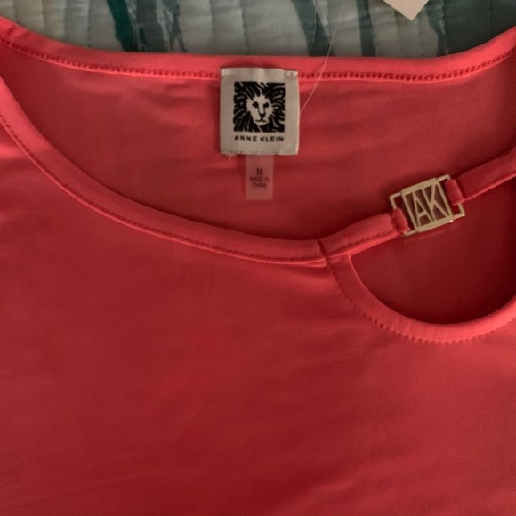 NWT Women's Anne Klein Blouse 3/4 Sleeves Medium - Picture 10 of 11